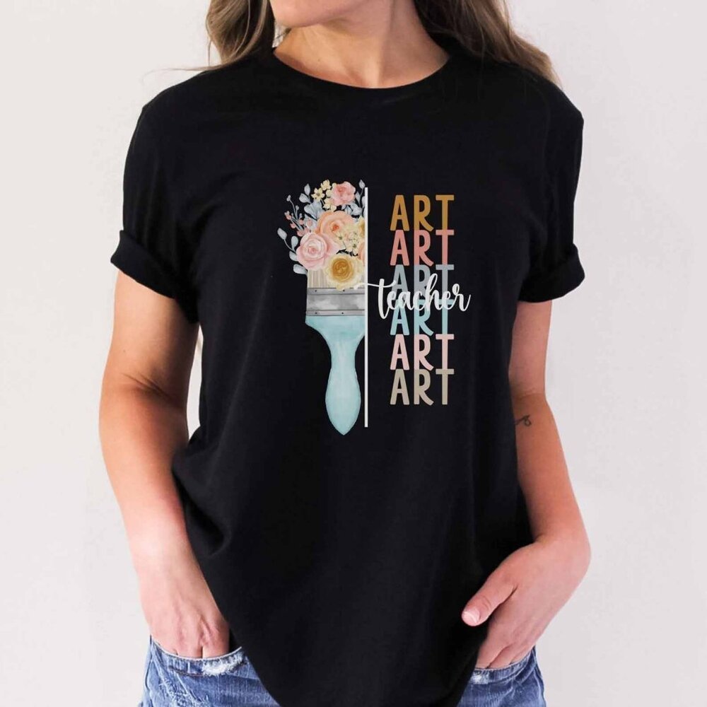 Art Teacher Creative Design For Art Educators Graphic Tee T-Shirt